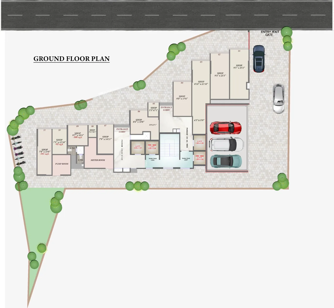 Laxmi Heights — Ground floor
